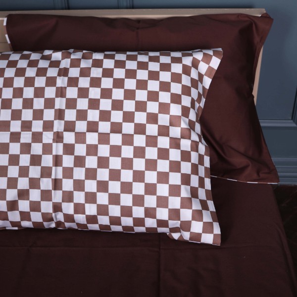 Фото - Комплект постільної білизни MirSon 22-1369 Classic Checkers 220х240 (2200010473827)